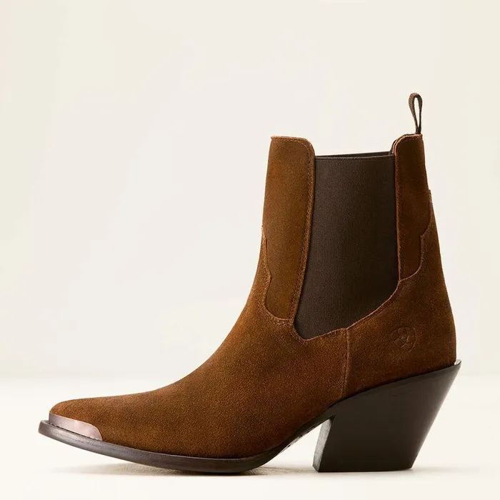 Women Booties Ariat Shiloh Bootie Dark Ginger Suede Women Booties Ariat Shiloh Bootie Dark Ginger Suede