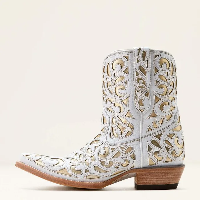 Women Booties Ariat Valentina Western Boot Classic Alabastergold Women Booties Ariat Valentina Western Boot Classic Alabastergold