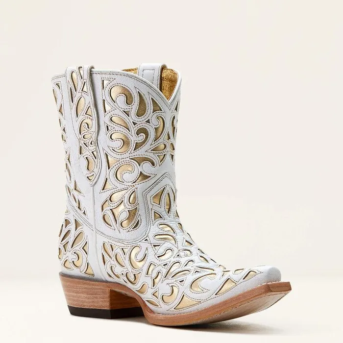 Women Booties Ariat Valentina Western Boot Classic Alabastergold Women Booties Ariat Valentina Western Boot Classic Alabastergold