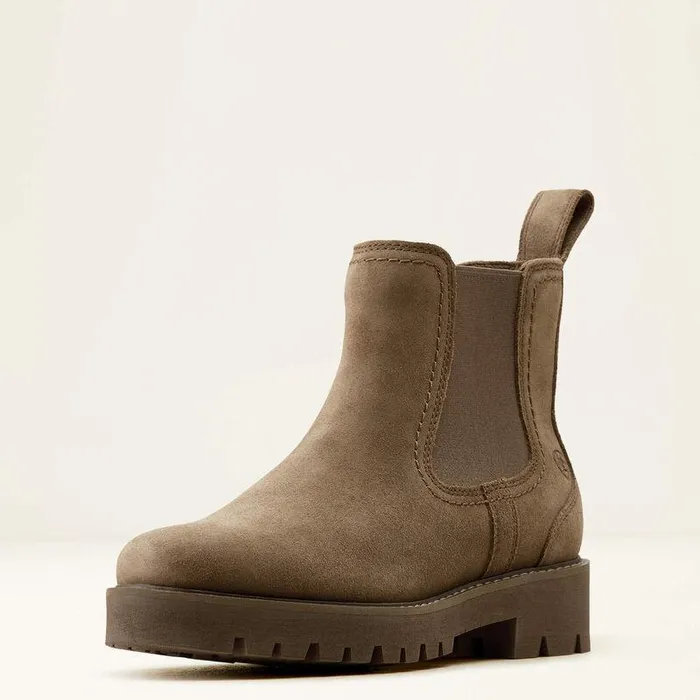 Women Booties Ariat Wexford Lug Chelsea Boot Dark Moss