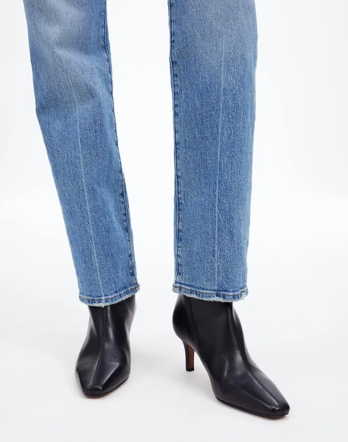 Women Boots Madewell The Dimes StilettoHeel Ankle Boot True Black