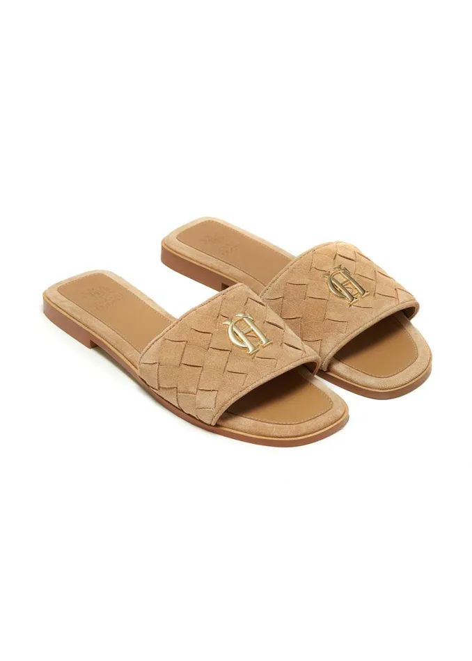 Women Chelsea Slides Taupe Holland Cooper Sandals and Slides Women Chelsea Slides Taupe Holland Cooper Sandals and Slides