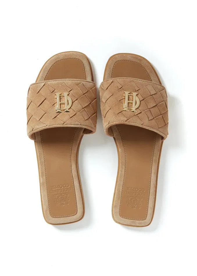 Women Chelsea Slides Taupe Holland Cooper Sandals and Slides Women Chelsea Slides Taupe Holland Cooper Sandals and Slides