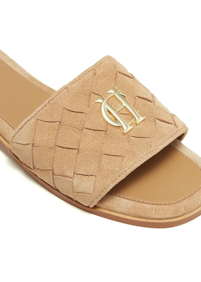Women Chelsea Slides Taupe Holland Cooper Sandals and Slides Women Chelsea Slides Taupe Holland Cooper Sandals and Slides