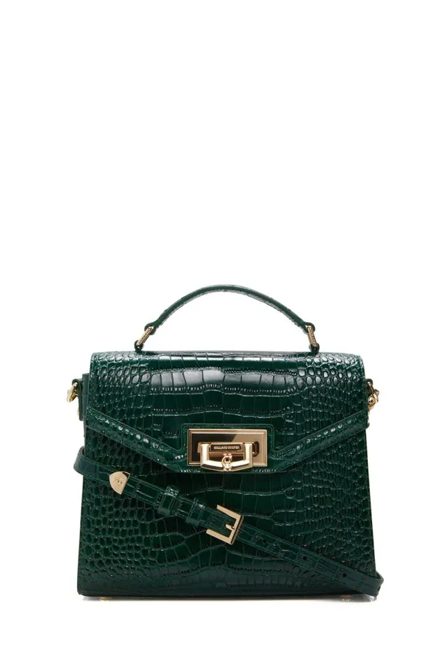 Women Cheltenham Bag Emerald Croc Holland Cooper Bags