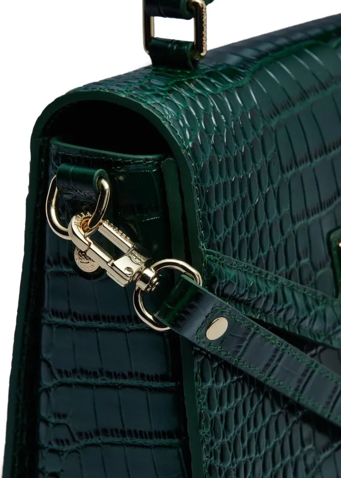 Women Cheltenham Bag Emerald Croc Holland Cooper Bags
