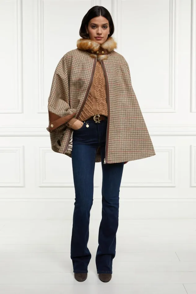 Women Chiltern Cape Charlton Tweed Holland Cooper Tailoring