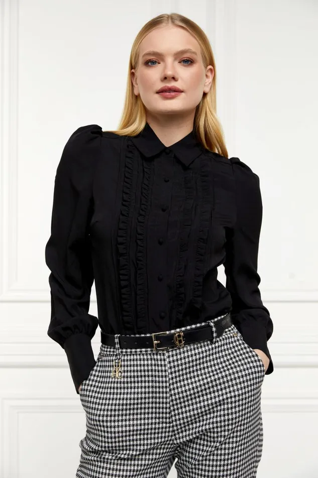 Women Clarissa Shirt Black Holland Cooper Shirts and Blouses