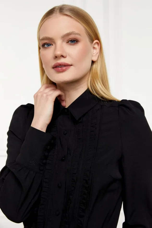 Women Clarissa Shirt Black Holland Cooper Shirts and Blouses Women Clarissa Shirt Black Holland Cooper Shirts and Blouses