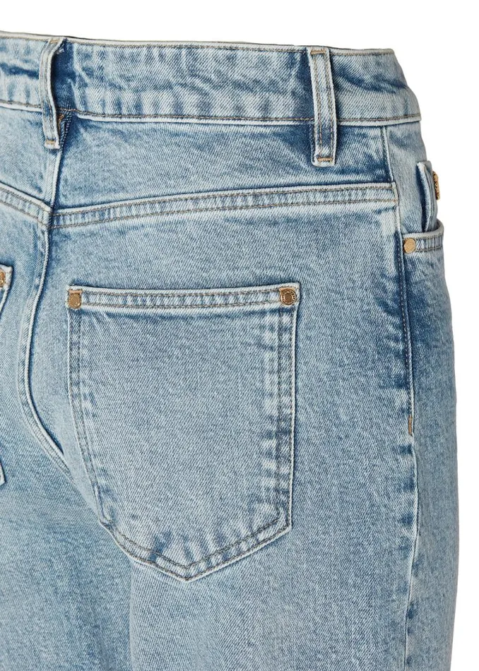 Women Classic Straight Jean Vintage Indigo Holland Cooper Jeans