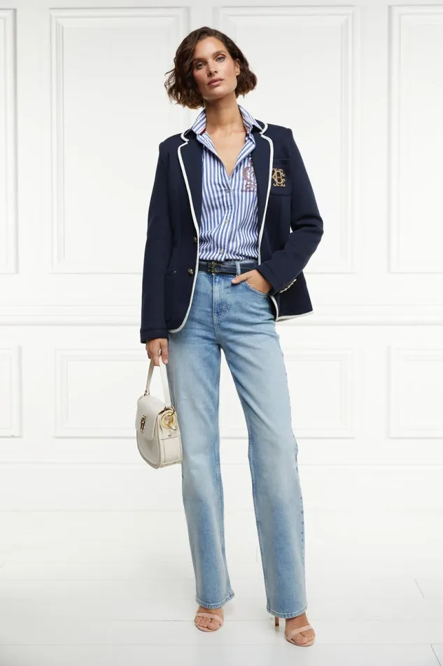 Women Classic Straight Jean Vintage Indigo Holland Cooper Jeans