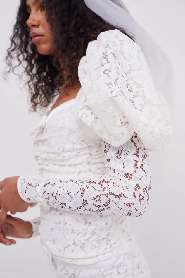 Women Colette Bridal Gown White For Love and Lemons Dresses