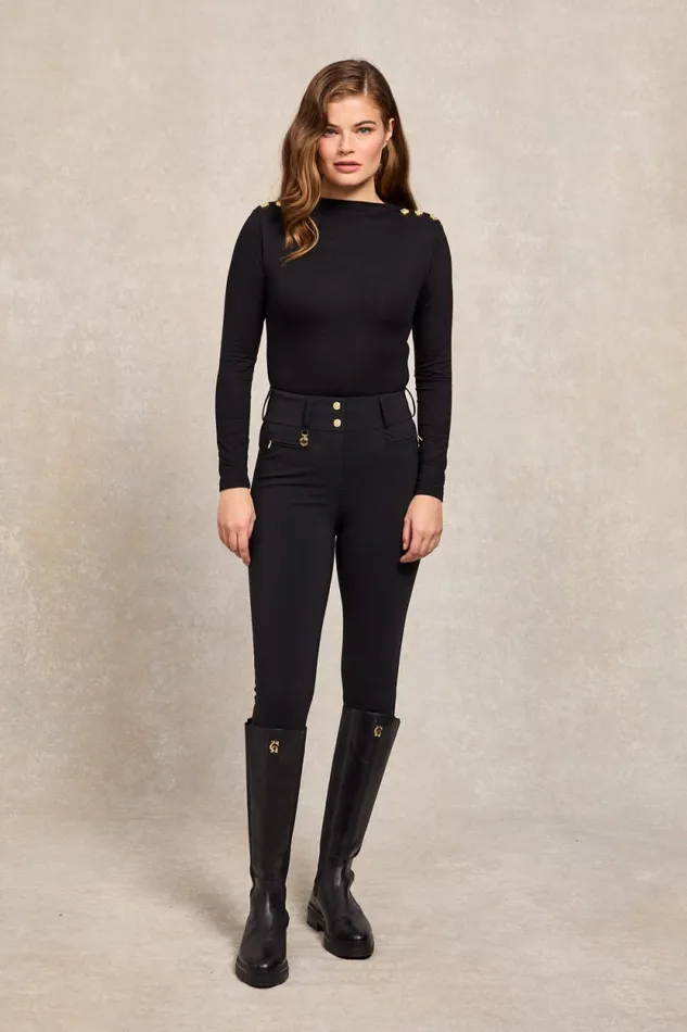 Women Contour Trouser Black Holland Cooper Trousers