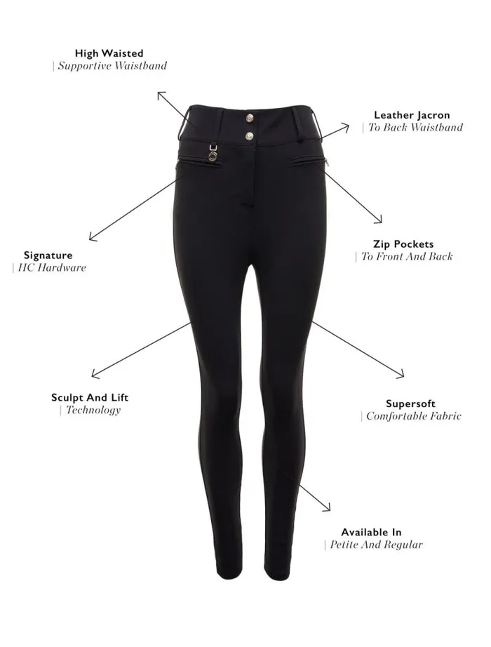 Women Contour Trouser Black Holland Cooper Trousers