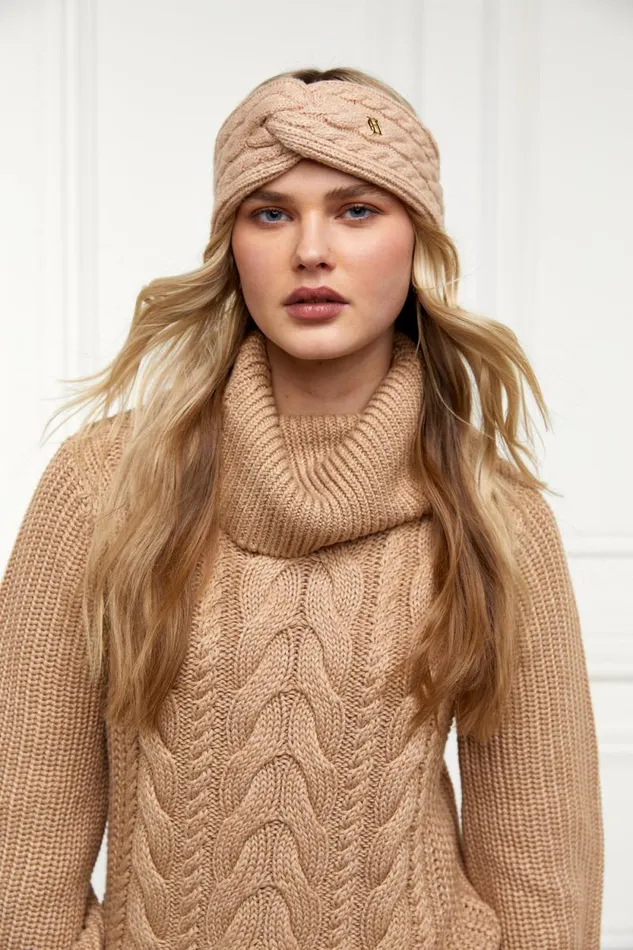 Women Cortina Headband Camel Holland Cooper Hats and Headbands Women Cortina Headband Camel Holland Cooper Hats and Headbands