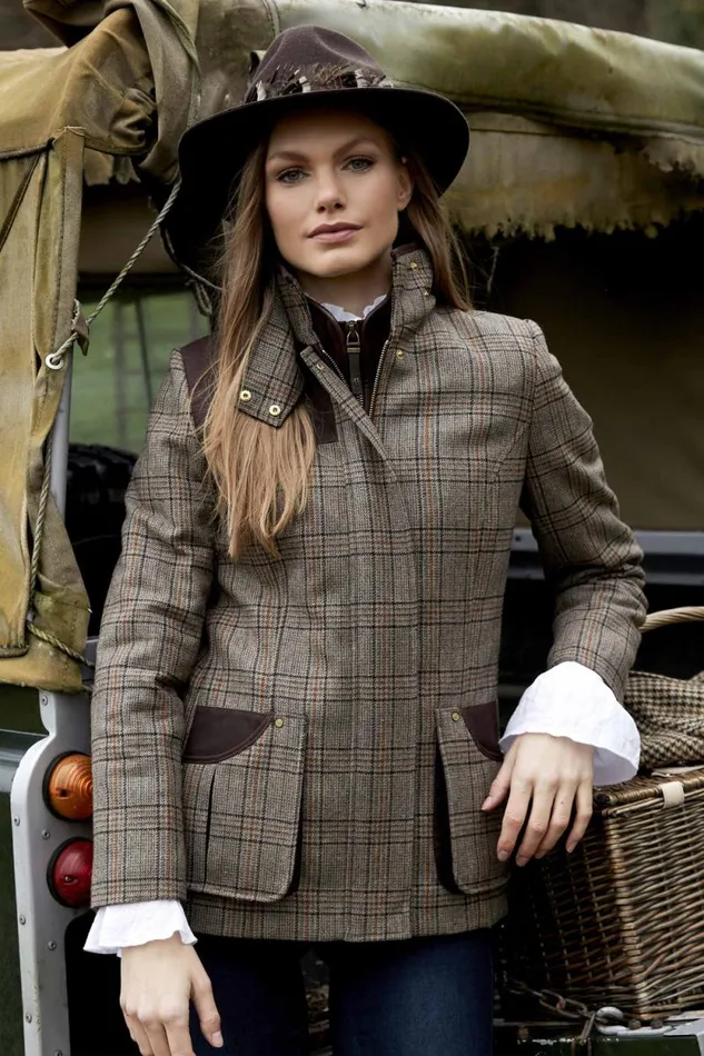 Women Country Classic Jacket Bourbon Tweed Holland Cooper Tailoring