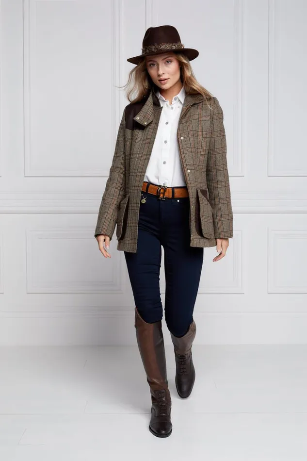 Women Country Classic Jacket Bourbon Tweed Holland Cooper Tailoring