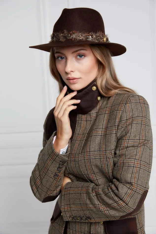 Women Country Classic Jacket Bourbon Tweed Holland Cooper Tailoring