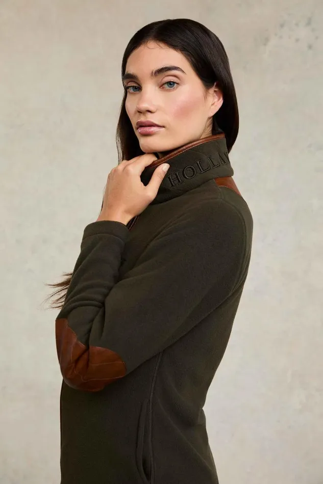 Women Country Fleece Jacket Khaki Holland Cooper Jackets
