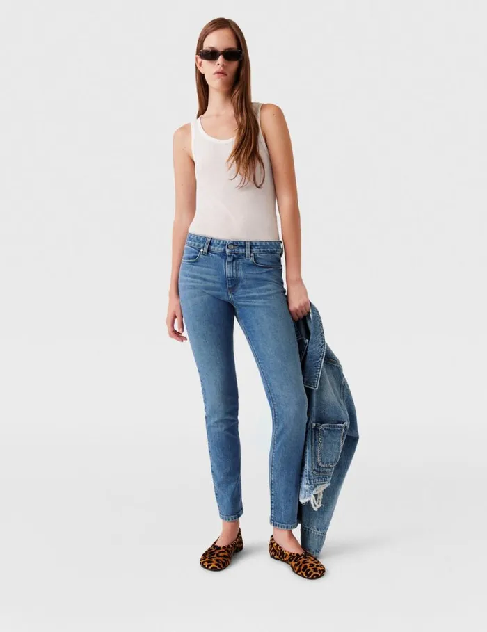 Women Cropped Skinny Jeans Blue Stella McCartney Pants And Shorts Women Cropped Skinny Jeans Blue Stella McCartney Pants And Shorts