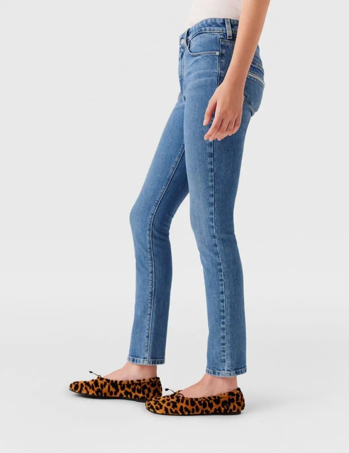 Women Cropped Skinny Jeans Blue Stella McCartney Pants And Shorts Women Cropped Skinny Jeans Blue Stella McCartney Pants And Shorts