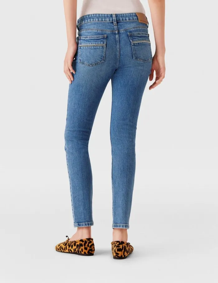 Women Cropped Skinny Jeans Blue Stella McCartney Pants And Shorts Women Cropped Skinny Jeans Blue Stella McCartney Pants And Shorts