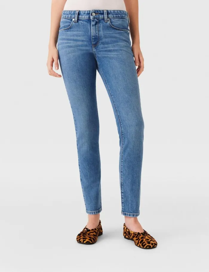 Women Cropped Skinny Jeans Blue Stella McCartney Pants And Shorts Women Cropped Skinny Jeans Blue Stella McCartney Pants And Shorts