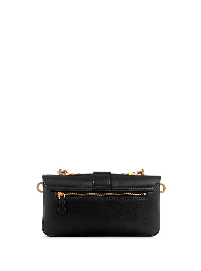 Women Crossbody GUESS Black Floral Morada Crossbody Bag Women Crossbody GUESS Black Floral Morada Crossbody Bag