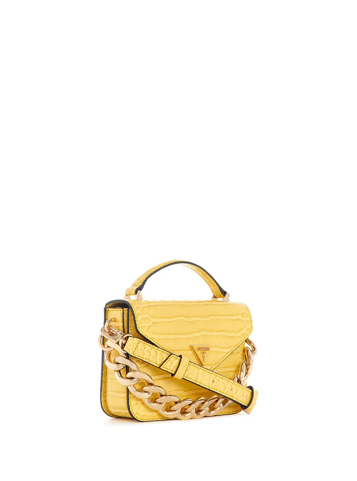 Women Crossbody GUESS Yellow Retour Mini Crossbody Bag Women Crossbody GUESS Yellow Retour Mini Crossbody Bag
