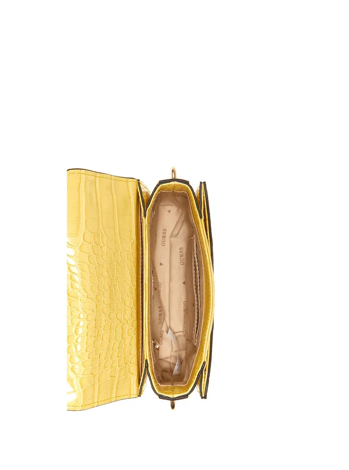 Women Crossbody GUESS Yellow Retour Mini Crossbody Bag Women Crossbody GUESS Yellow Retour Mini Crossbody Bag