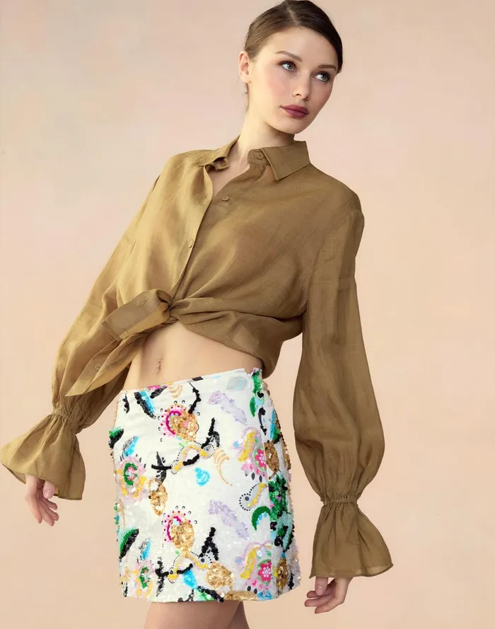 Women Cynthia Rowley Bottoms Love Locket Skirt Whtml