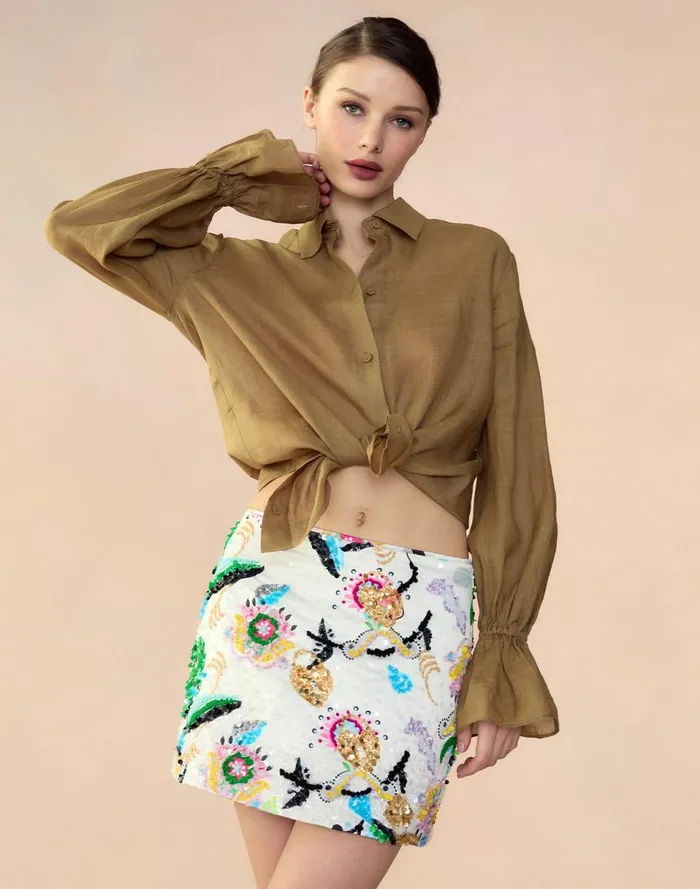 Women Cynthia Rowley Bottoms Love Locket Skirt Whtml