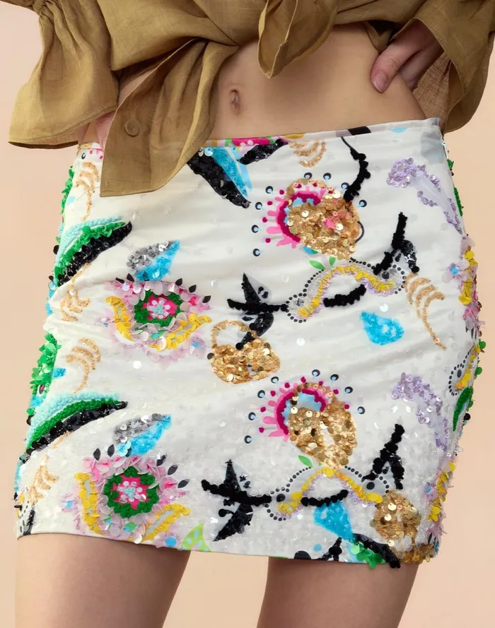Women Cynthia Rowley Bottoms Love Locket Skirt Whtml