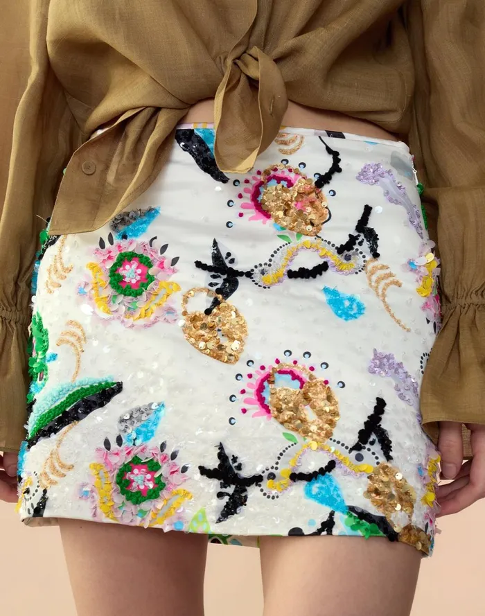 Women Cynthia Rowley Bottoms Love Locket Skirt Whtml