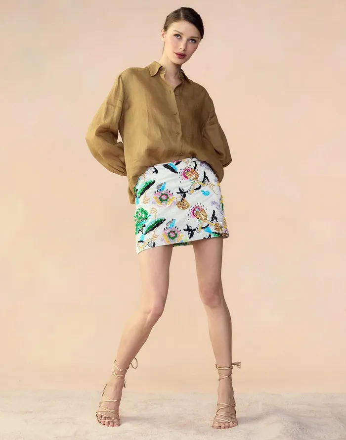 Women Cynthia Rowley Bottoms Love Locket Skirt Whtml