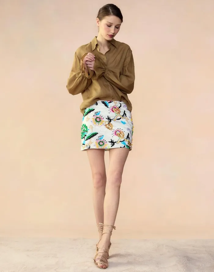 Women Cynthia Rowley Bottoms Love Locket Skirt Whtml