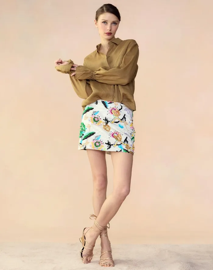 Women Cynthia Rowley Bottoms Love Locket Skirt Whtml