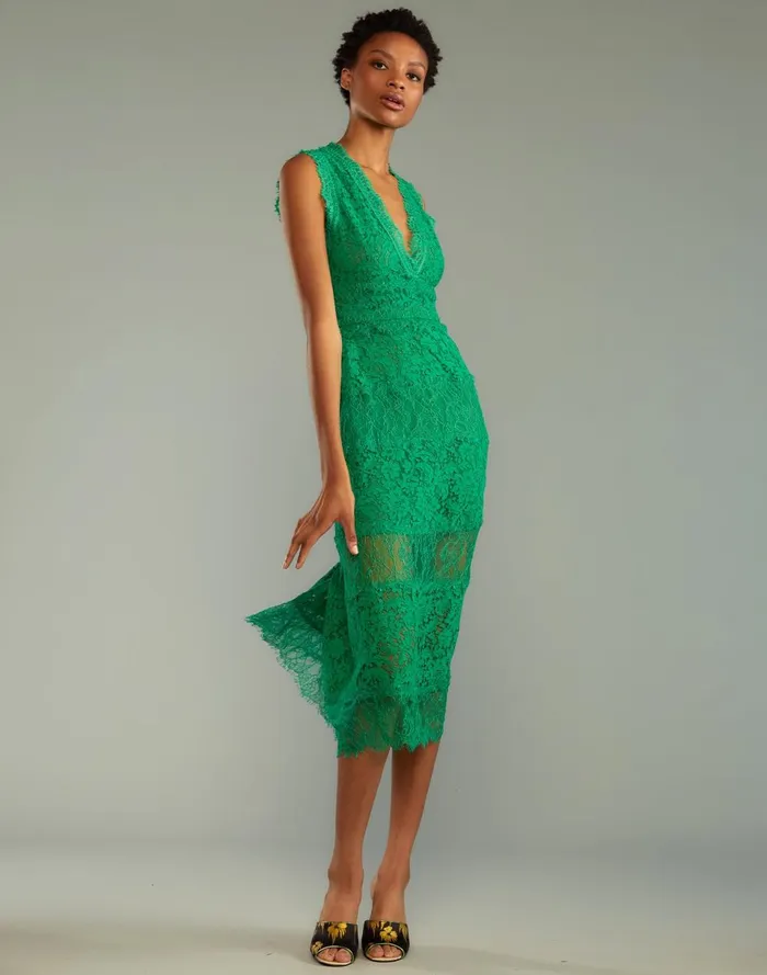 Women Cynthia Rowley Dresses Audrey Lace Dress Green