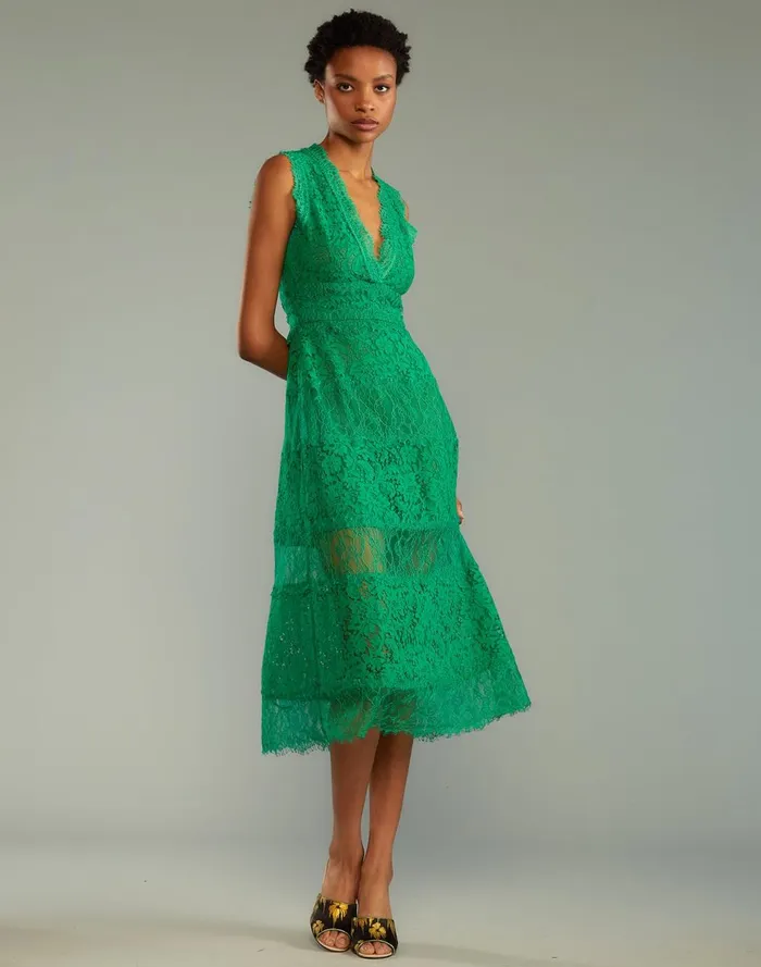 Women Cynthia Rowley Dresses Audrey Lace Dress Green Women Cynthia Rowley Dresses Audrey Lace Dress Green