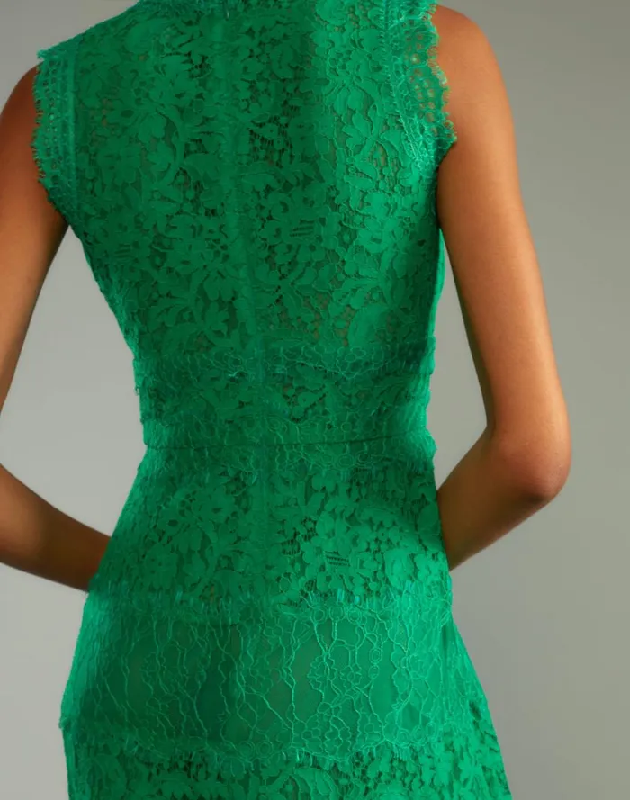Women Cynthia Rowley Dresses Audrey Lace Dress Green Women Cynthia Rowley Dresses Audrey Lace Dress Green