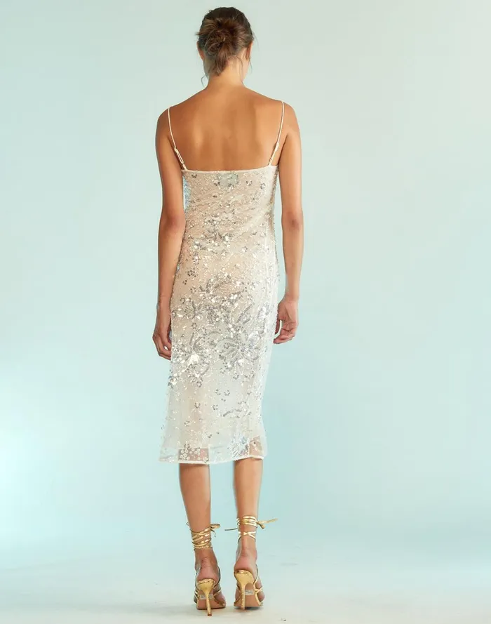 Women Cynthia Rowley Dresses Gisele Beaded Dress White Women Cynthia Rowley Dresses Gisele Beaded Dress White