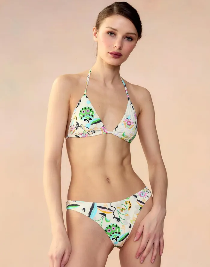 Women Cynthia Rowley Swim Baia Bikini Bottoms Whtfl