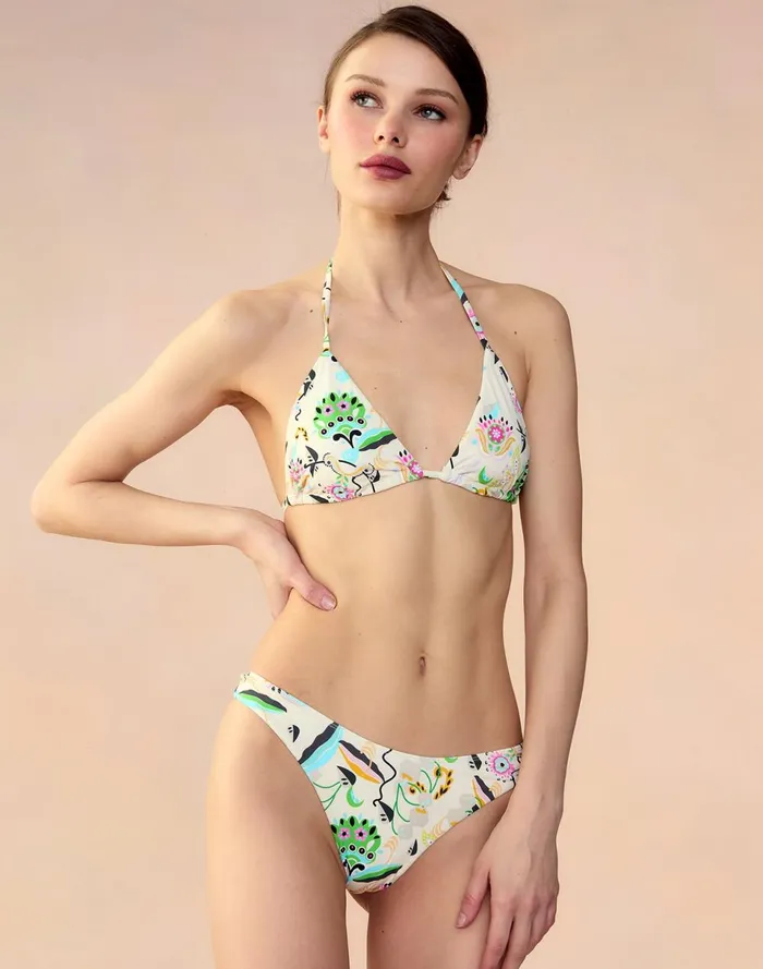 Women Cynthia Rowley Swim Baia Bikini Bottoms Whtfl Women Cynthia Rowley Swim Baia Bikini Bottoms Whtfl
