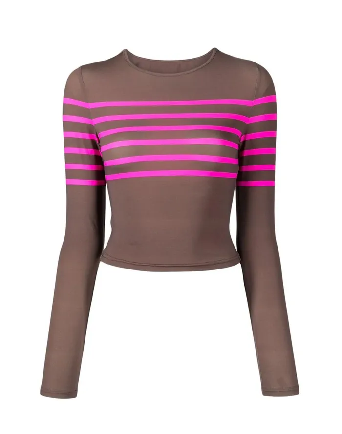 Women Cynthia Rowley Swim Taylor Rashguard Brwpnk Women Cynthia Rowley Swim Taylor Rashguard Brwpnk
