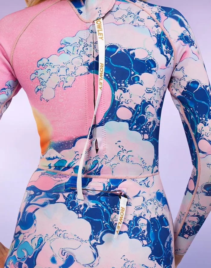 Women Cynthia Rowley Swim Wave Wetsuit Pink