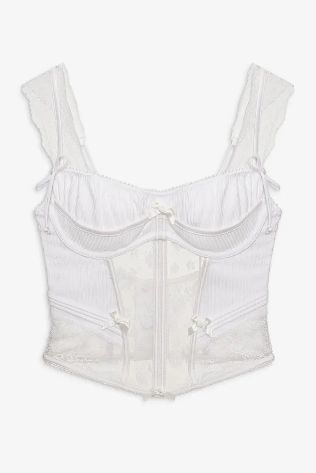 Women Dahlia Bustier White For Love and Lemons Lingerie Women Dahlia Bustier White For Love and Lemons Lingerie