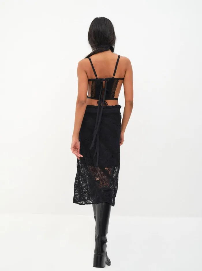 Women Danielle Top Black For Love and Lemons Tops