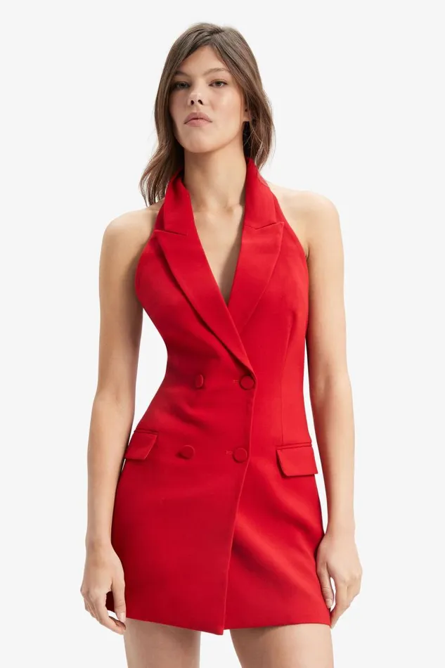 Women Day To Night Dresses Bardot Freya Vest Mini Dress In Deep Red Deep Red