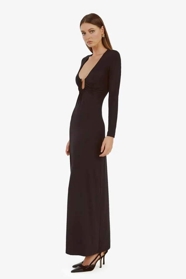 Women Day To Night Dresses Bardot Remmy Maxi Dress In Black Black