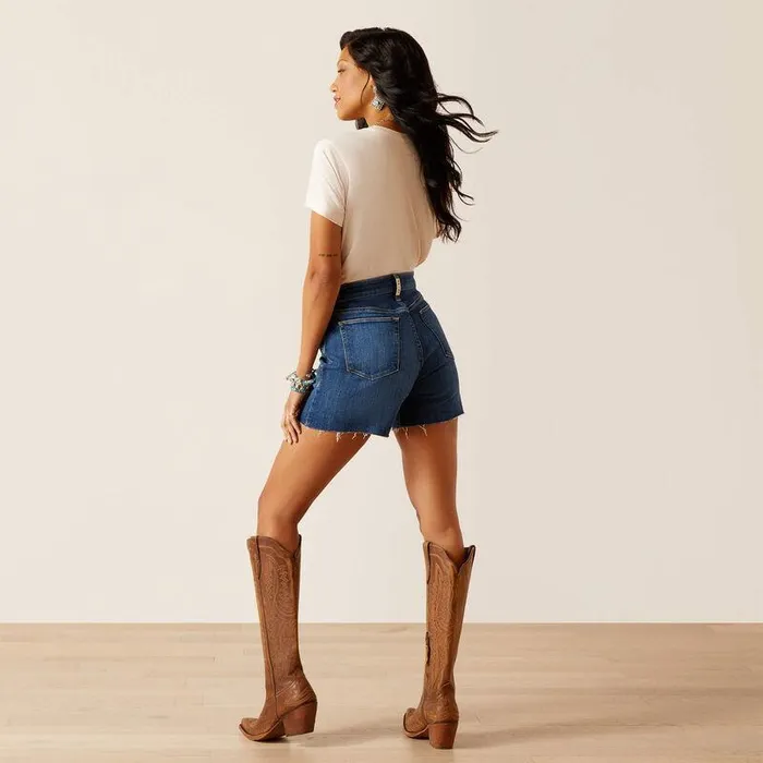 Women Denim Ariat Perfect Rise Jazmine 5quot Short Athena Women Denim Ariat Perfect Rise Jazmine 5quot Short Athena